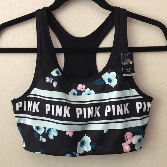 PINK Victoria's Secret Other - NWT Pink Victoria's Secret Sports Bra Size L